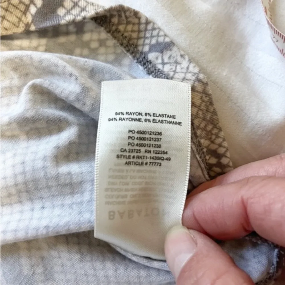 Aritzia Babaton Python Print Cropped T Shirt - Picture 8 of 9